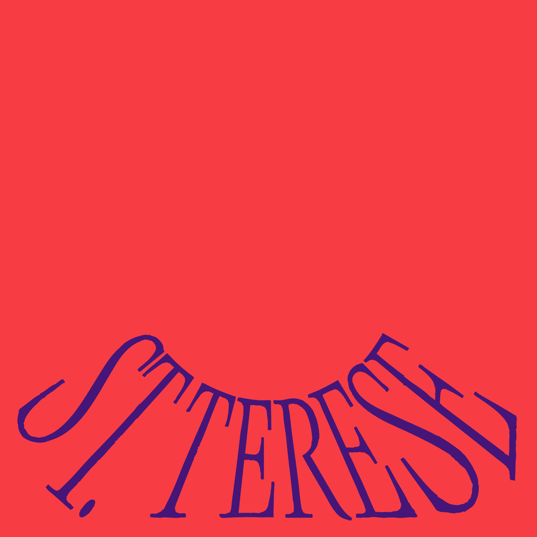 A four-frame GIF showing the 4 cover artworks for the singles that led up to the release of the full-length album Professional Void. The letters are surrounding a circular void in the middle of the frame. The titles are "St. Terese," "Ricochet," "To What End," and "Under Amour."