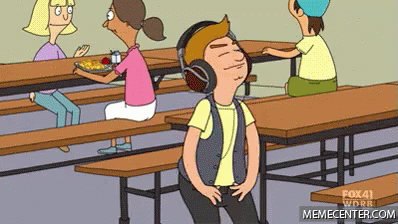 dancing to music that no one else hears