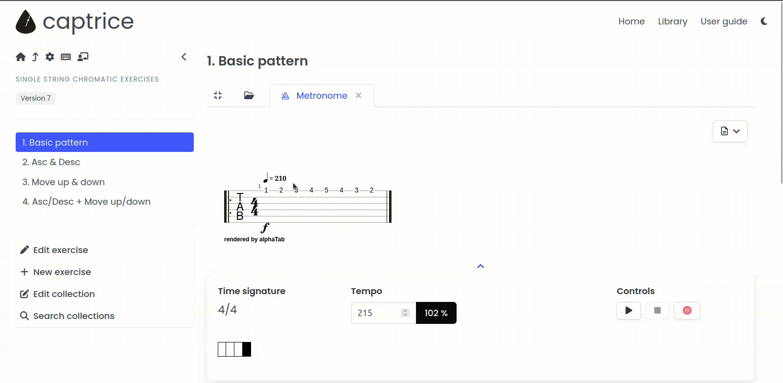 Gif showing the collapsible left side bar and the optional right panel with the "Quick journal" widget among other things.